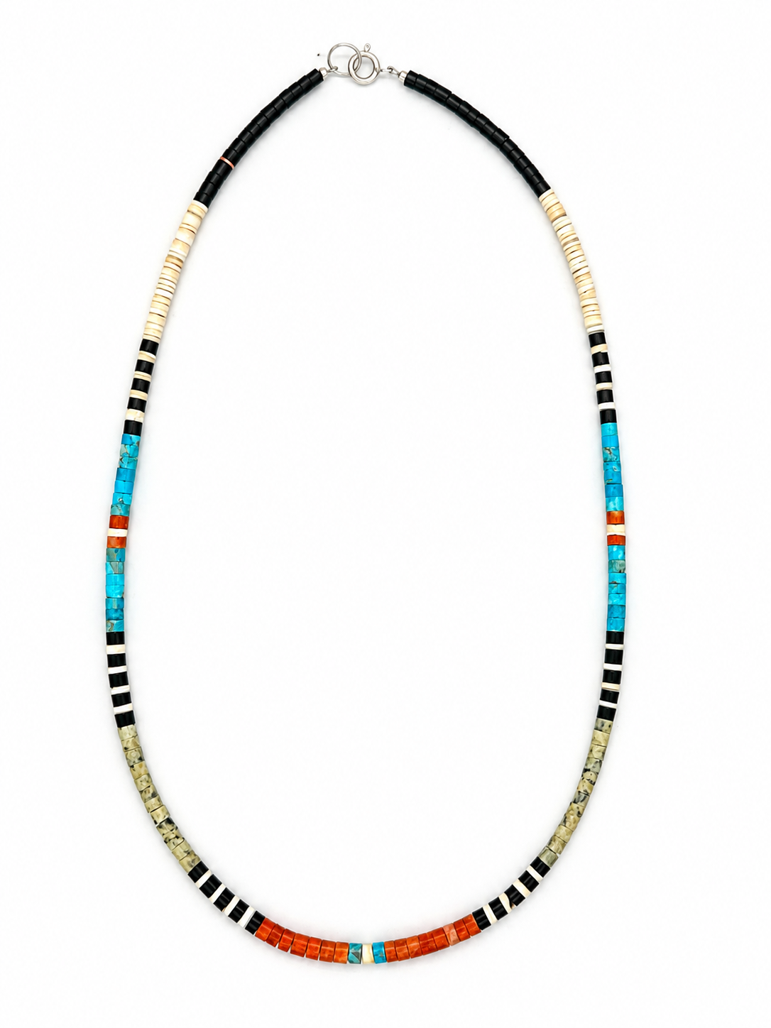 Gerard & Mary Calabaza Multicolor Heishi 19" Necklace