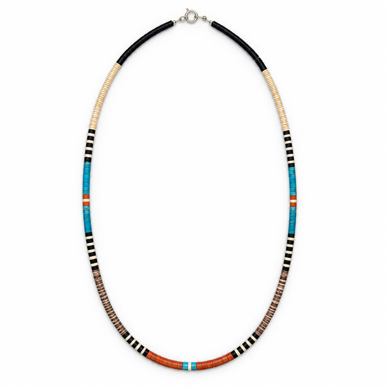 Gerard & Mary Calabaza Multicolor Heishi 22.5" Necklace