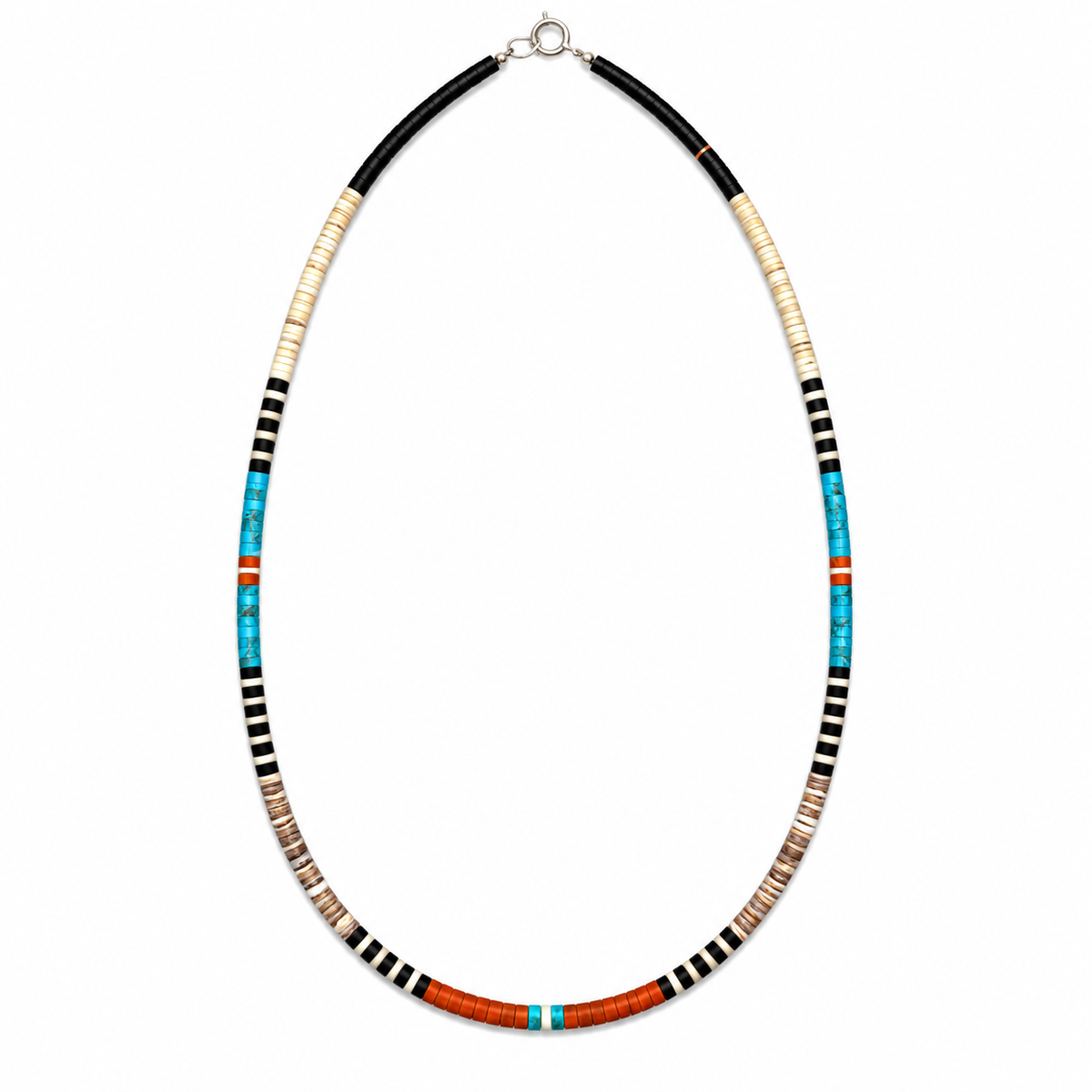 Gerard & Mary Calabaza Multicolor Heishi 20.5" Necklace