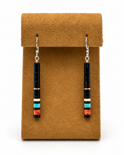 Gerard & Mary Calabaza Multicolor Heishi Earrings