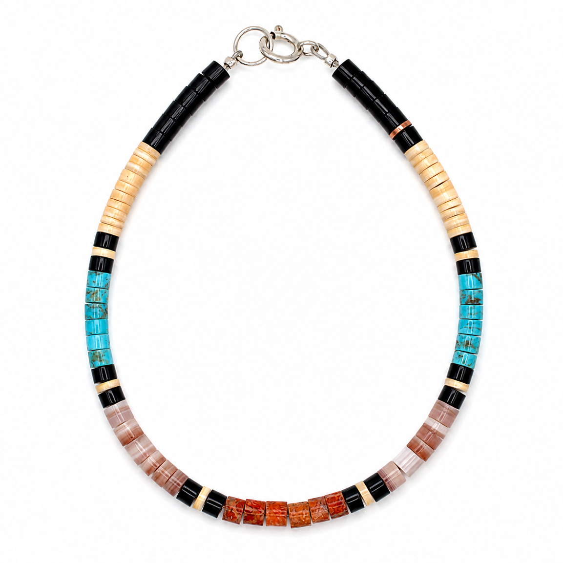 Gerard & Mary Calabaza Multicolor Heishi Bracelet, 8"