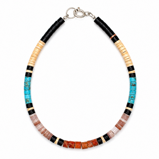 Gerard & Mary Calabaza Multicolor Heishi Bracelet, 8"