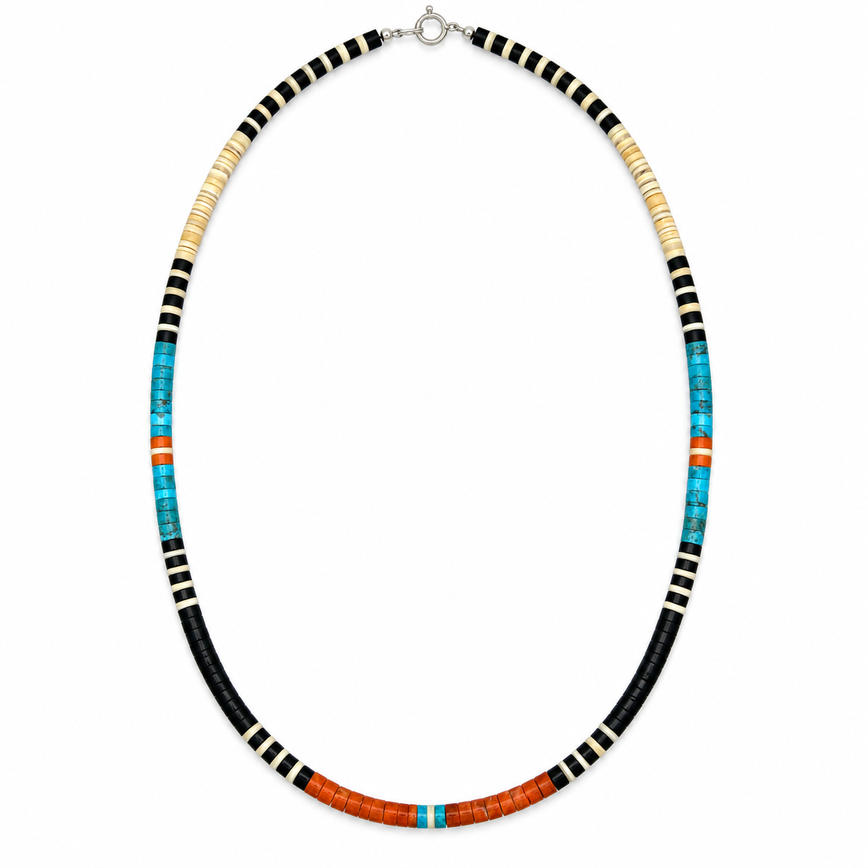 Gerard & Mary Calabaza Multicolor Heishi 19 " Necklace