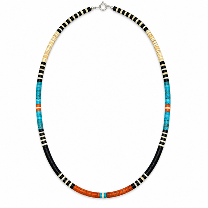 Gerard & Mary Calabaza Multicolor Heishi 19 " Necklace