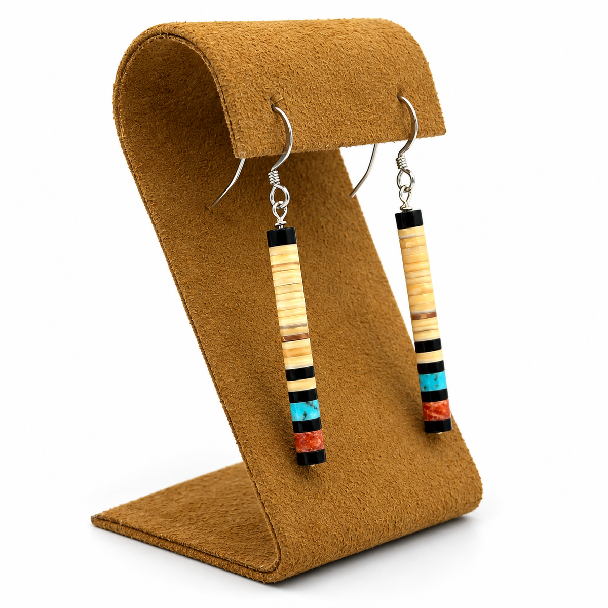 Gerard & Mary Calabaza Multicolor Heishi Earrings