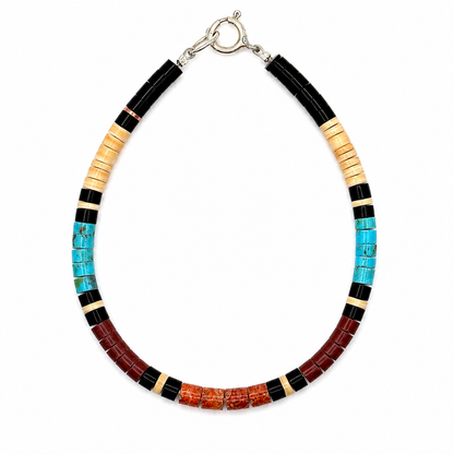 Gerard & Mary Calabaza Multicolor Heishi Bracelet, 6 3/4"