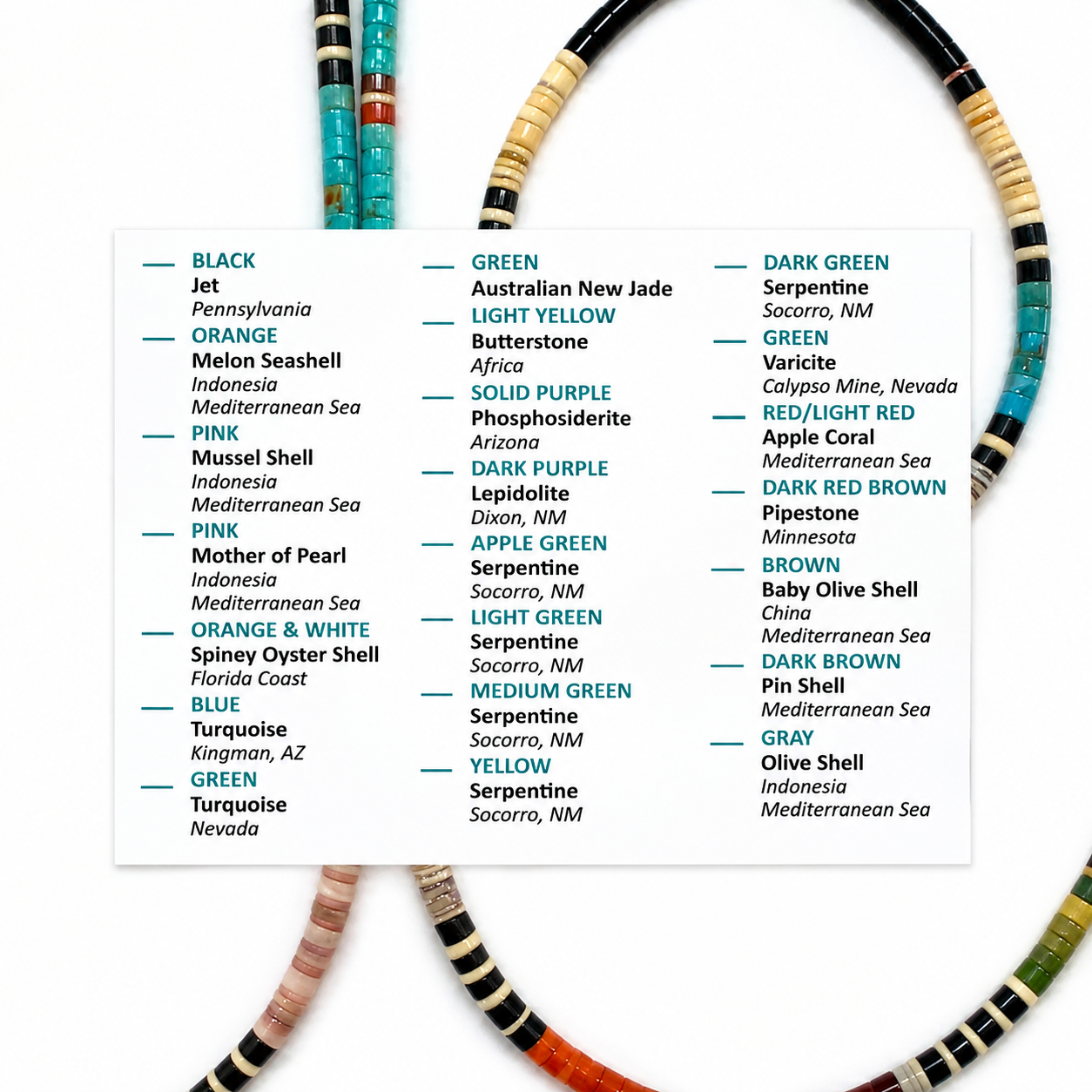 Gerard & Mary Calabaza Multicolor Heishi Bracelet, 8"