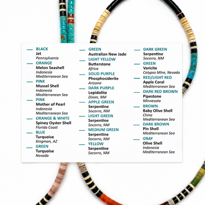 Gerard & Mary Calabaza Multicolor Heishi Bracelet, 8"