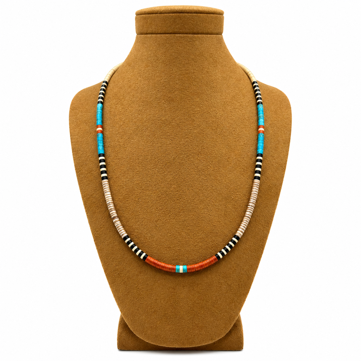 Gerard & Mary Calabaza Multicolor Heishi 20.5" Necklace