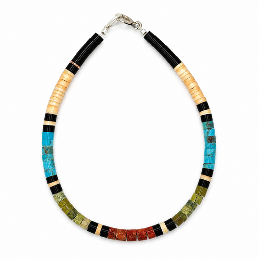 Gerard & Mary Calabaza Multicolor Heishi Bracelet, 8"