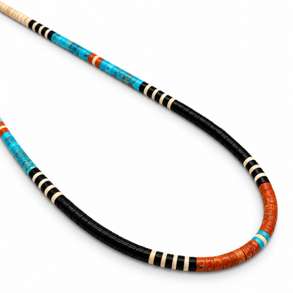 Gerard & Mary Calabaza Multicolor Heishi 19 " Necklace