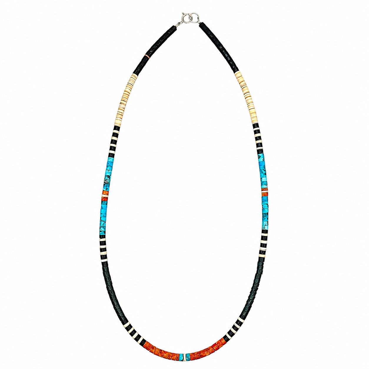Gerard & Mary Calabaza Multicolor Heishi Necklace