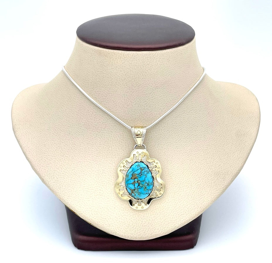 Lone Mountain 14K Pendant