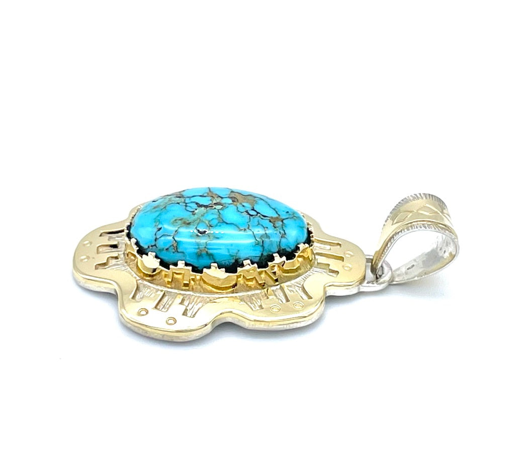 Lone Mountain 14K Pendant