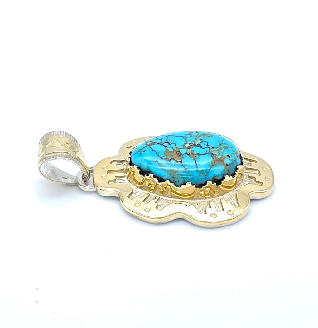 Lone Mountain 14K Pendant