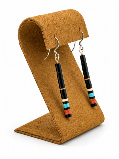 Gerard & Mary Calabaza Multicolor Heishi Earrings