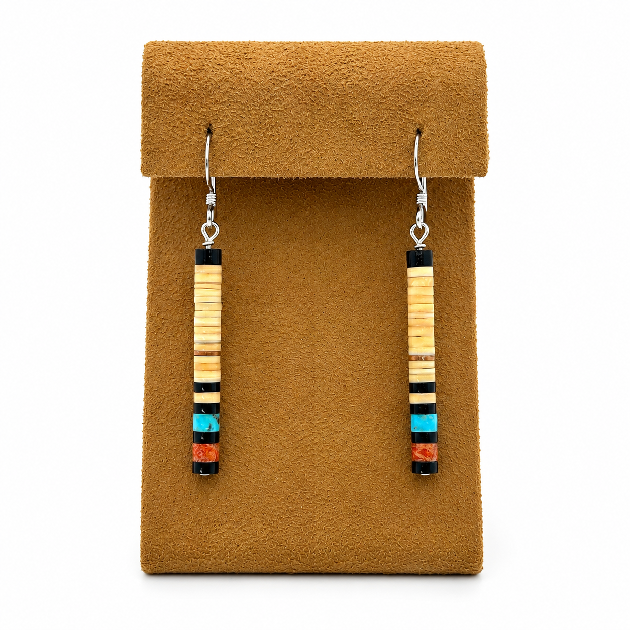 Gerard & Mary Calabaza Multicolor Heishi Earrings