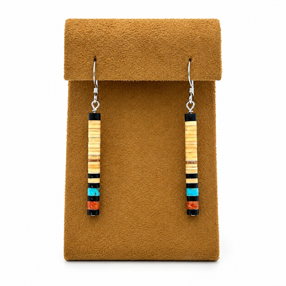 Gerard & Mary Calabaza Multicolor Heishi Earrings