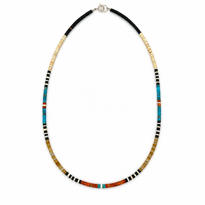 Gerard & Mary Calabaza Multicolor Heishi 20" Necklace
