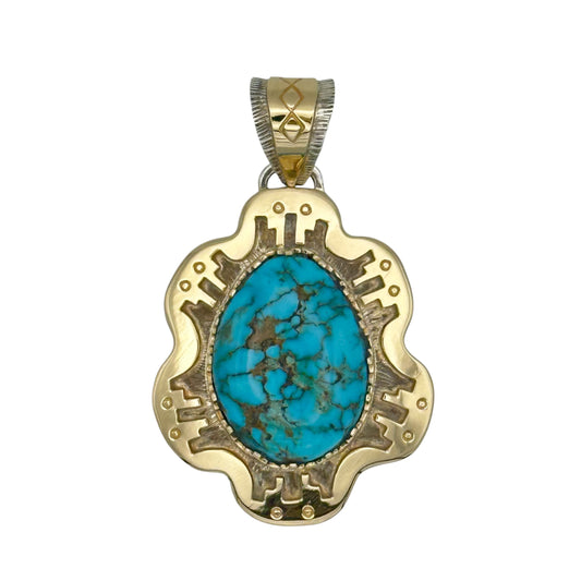 Lone Mountain 14K Pendant