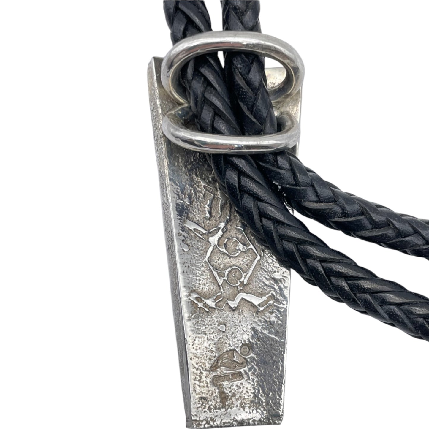 Navajo Micro-Fine Inlay Bolo Tie by Carl Clark