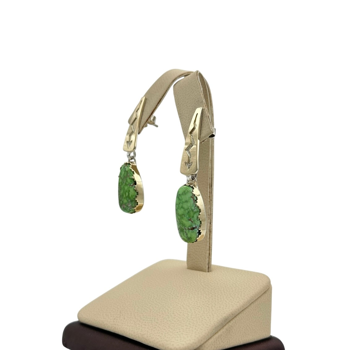 Carico Lake Turquoise Earrings in 14K Gold
