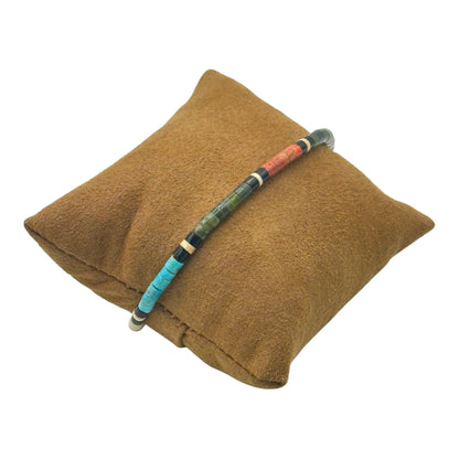 Gerard & Mary Calabaza Multicolor Heishi Bracelet, 8"