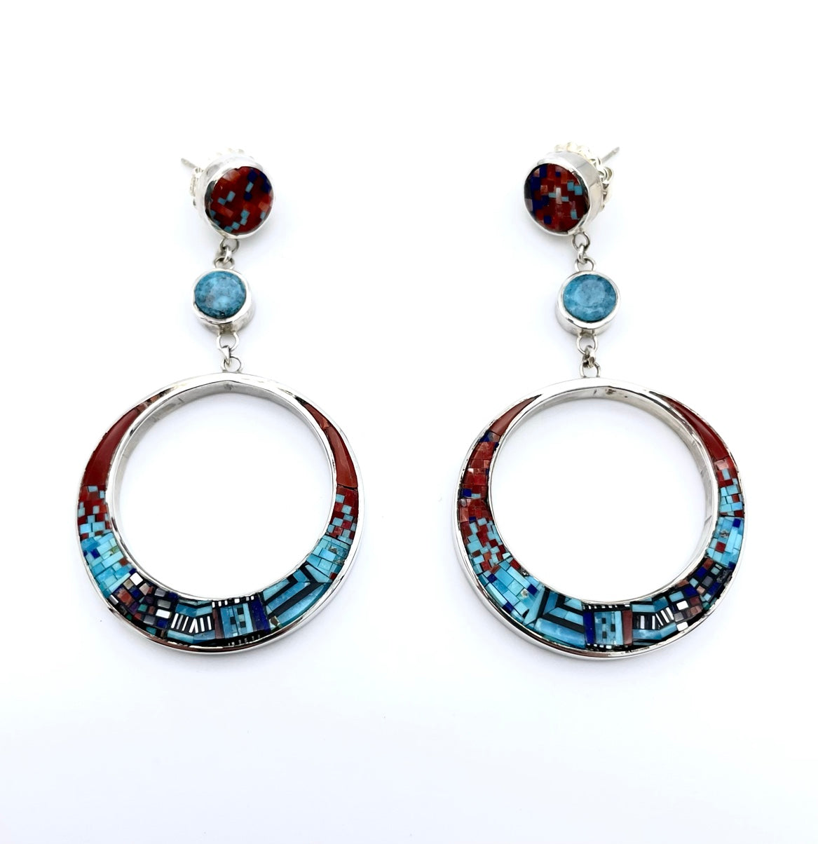Micro-Fine Inlay Earrings