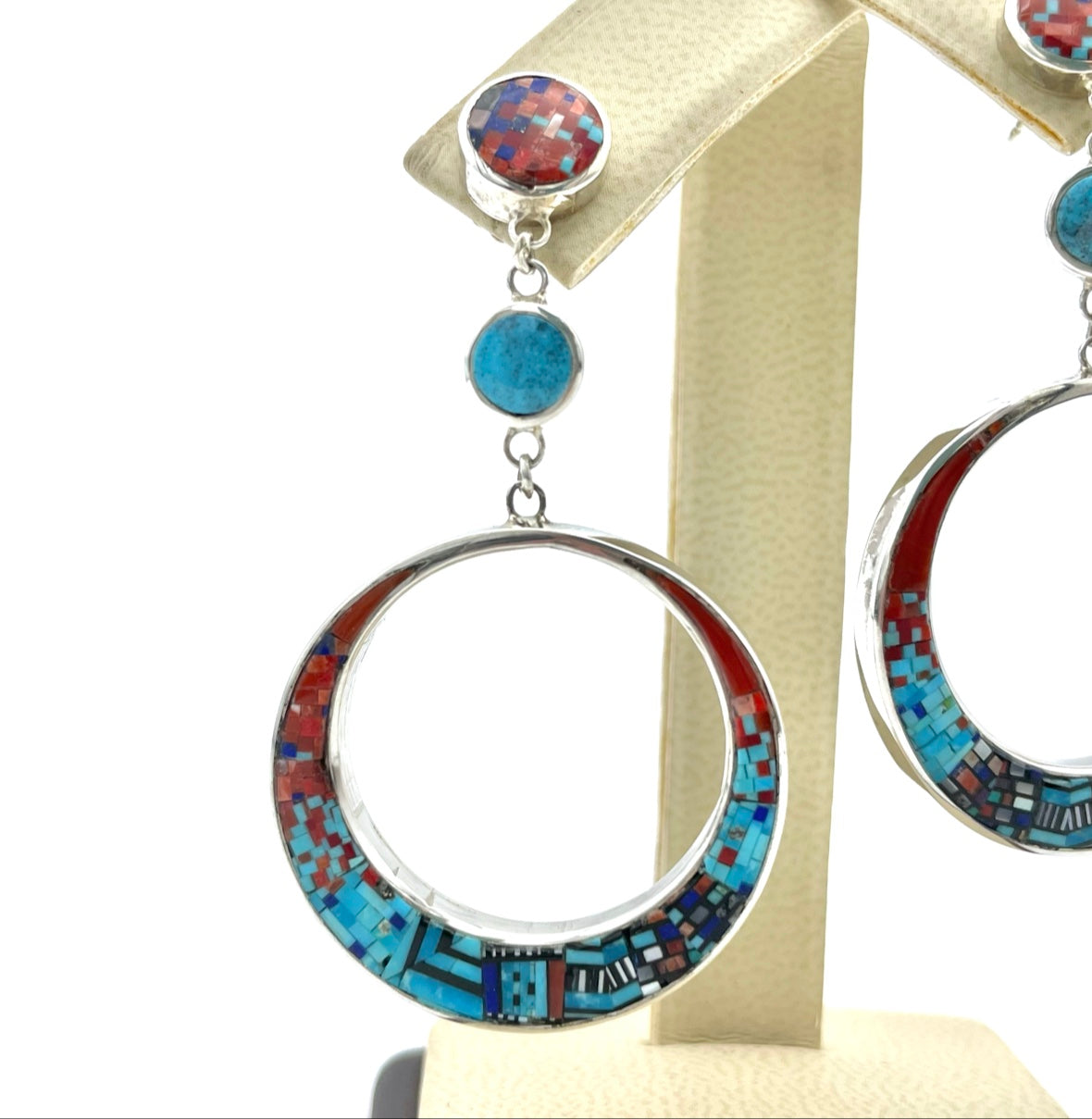 Micro-Fine Inlay Earrings
