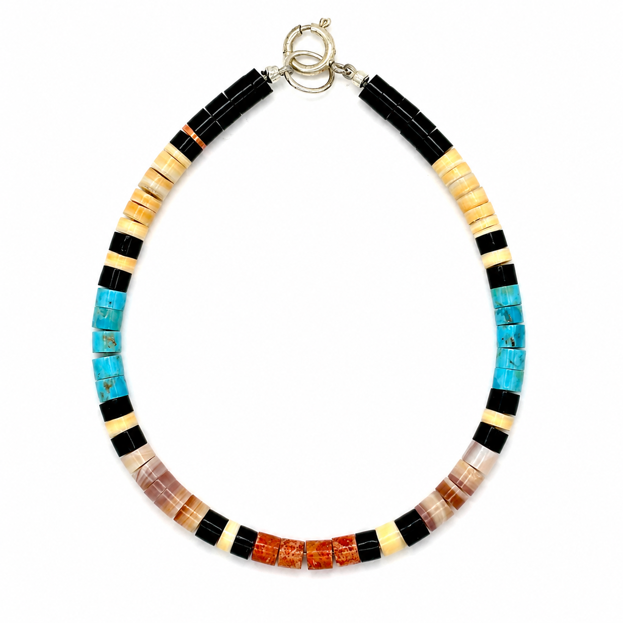 Gerard & Mary Calabaza Multicolor Heishi Bracelet, 6 3/4"