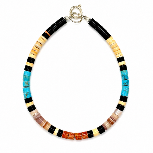 Gerard & Mary Calabaza Multicolor Heishi Bracelet, 6 3/4"