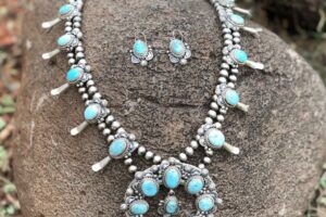 Dry Creek Turquoise Squash Blossom