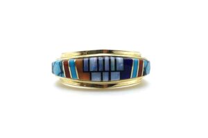 14k Gold Multi-Color Ring