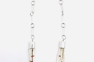 White Clam Shell Heishi Necklace