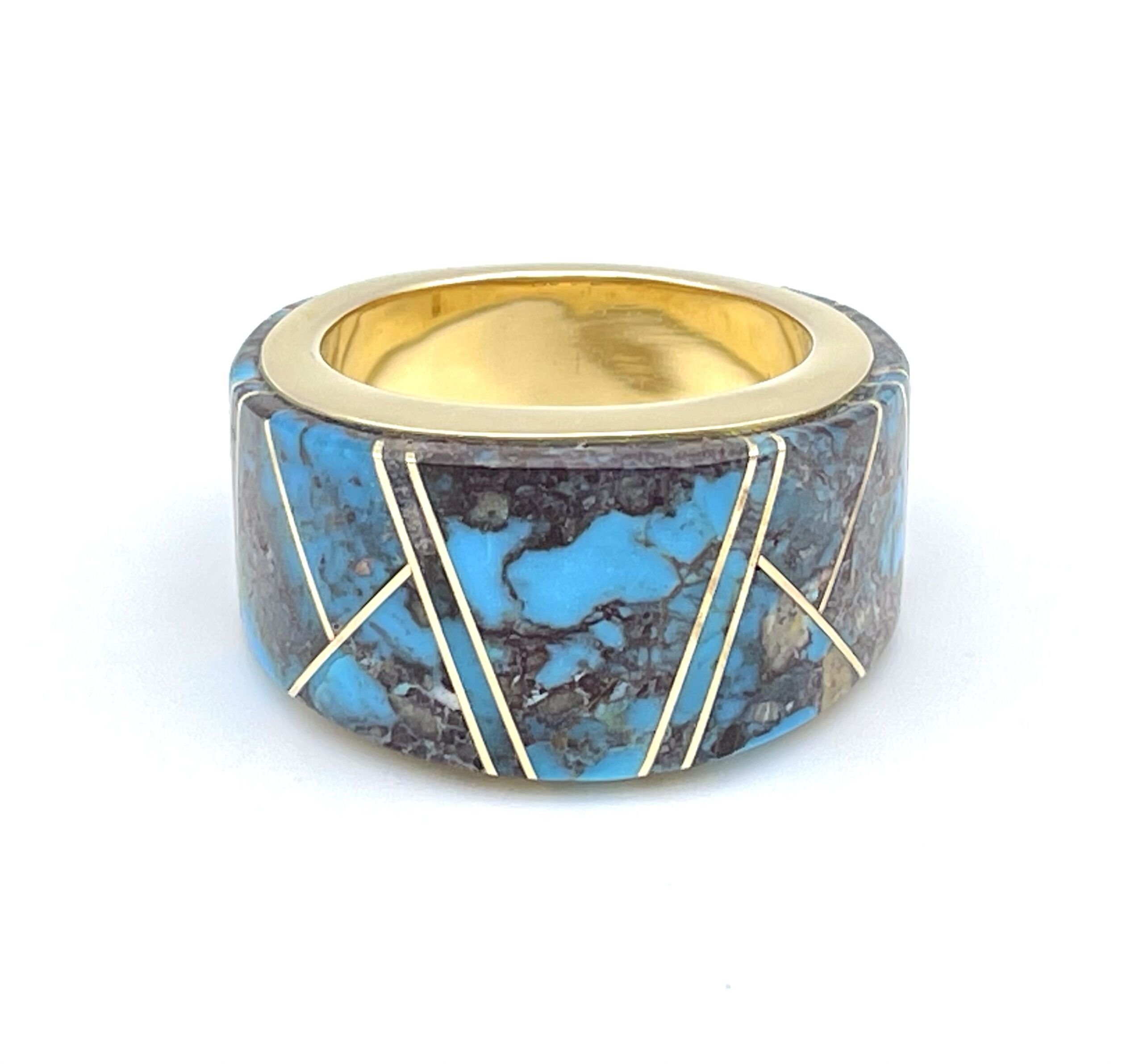 Buy Turquoise Stone Gold Signet Ring, 14K Gold Men Ring, 18K Gold Men Ring,  Minimalist Gold Ring Online in India - Etsy