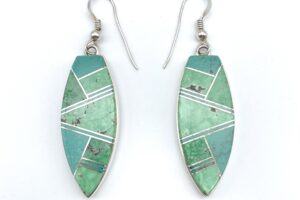 Inlay Turquoise Earrings