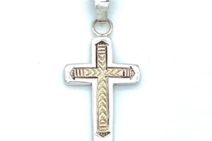 Gold Overlay Cross Pendant