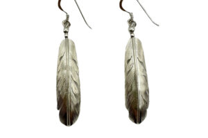 Large Feather Earrings