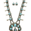 Golden Hill Turquoise Squash Blossom Set