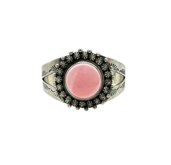Pink Concho Shell Bracelet - Image 4